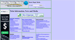 Desktop Screenshot of mariamagic.com